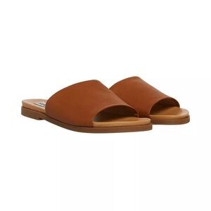 Steve Madden Brown Slide Sandals